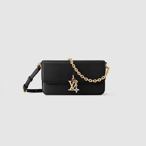 루이비통 월릿 온 체인 LV 블룸 블랙 M14564