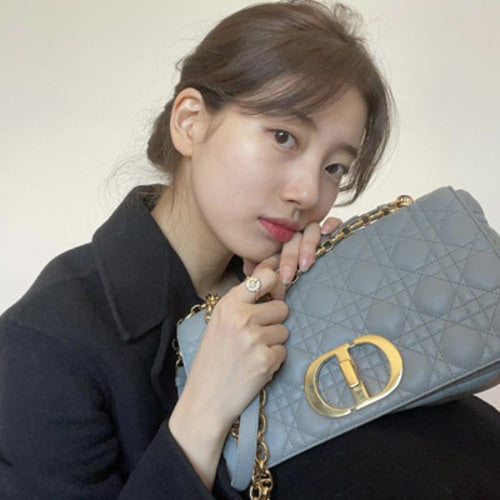 디올 카로백 그레이 S/M/L (수지,아이린 착용)