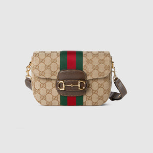 구찌 홀스빗 1955 스몰 숄더백 베이지 866762