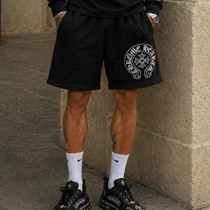 [국내배송/당일출고] 크롬하츠 홀스슈 로고 반바지 블랙