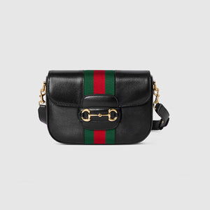 구찌 홀스빗 1955 스몰 숄더백 블랙 866762