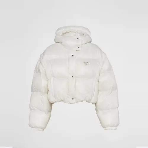 프라다 리나일론 컨버터블 크롭 다운 자켓 2color