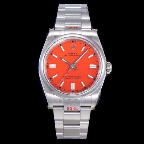 [EW공장] 로렉스 오이스터 Perpetual 칼리버 코랄레드다이얼 36mm
