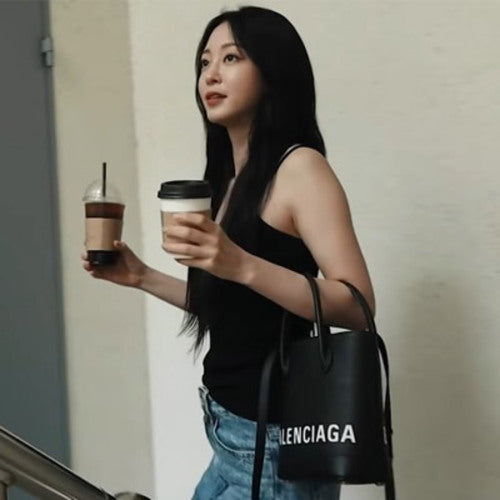 발렌시아가 빌 토트백 XXS 블랙 (한예슬 착용)