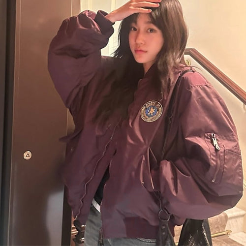 발렌시아가 라지 핏 보머 재킷 블랙 (노윤서 착용)
