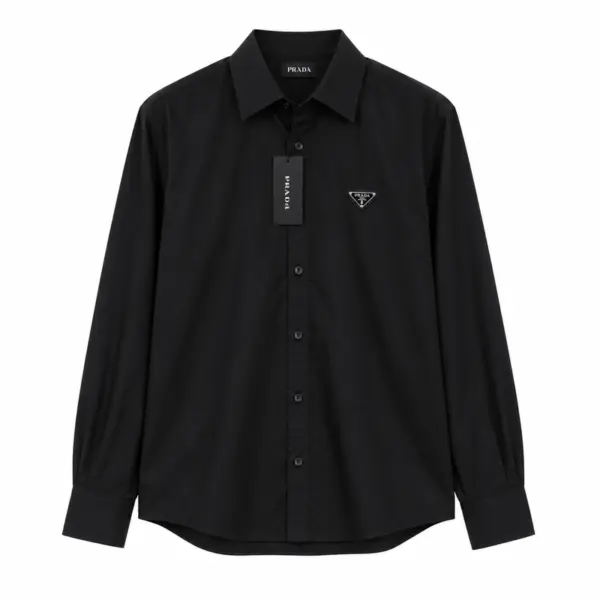 [국내배송/당일출고] 프라다 사피아노 삼각 로고 코튼 셔츠 2color