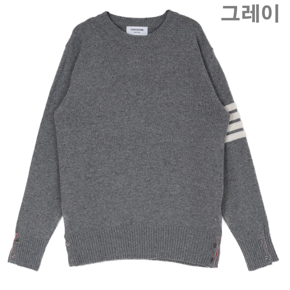 톰브라운 램스울 사선완장 니트 (3color) 제품 상세