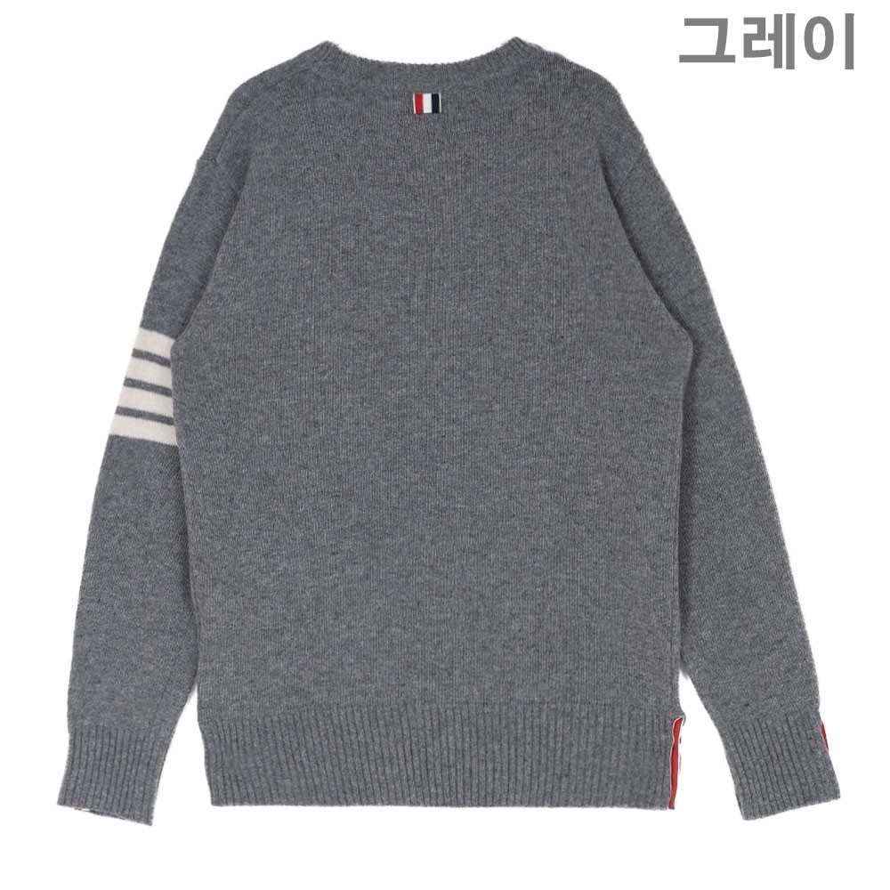 톰브라운 램스울 사선완장 니트 (3color) 제품 상세