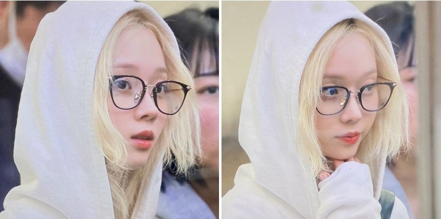 [국내배송] 크롬하츠 샤가스 안경 골드 정품·착용 참고 이미지