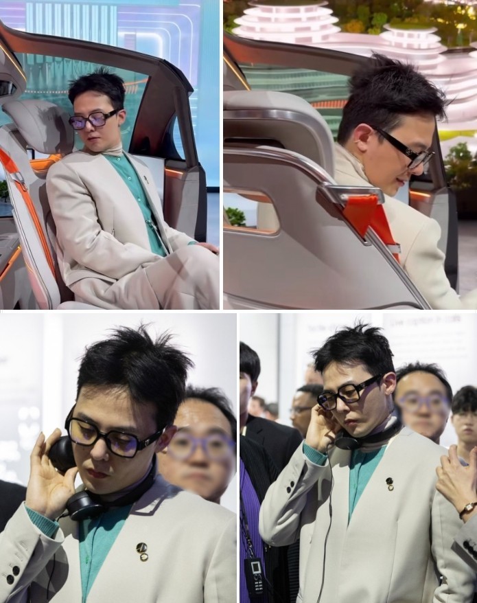 [국내배송] 샤넬 3438 안경 블랙 (GD 착용) 정품·착용 참고 이미지