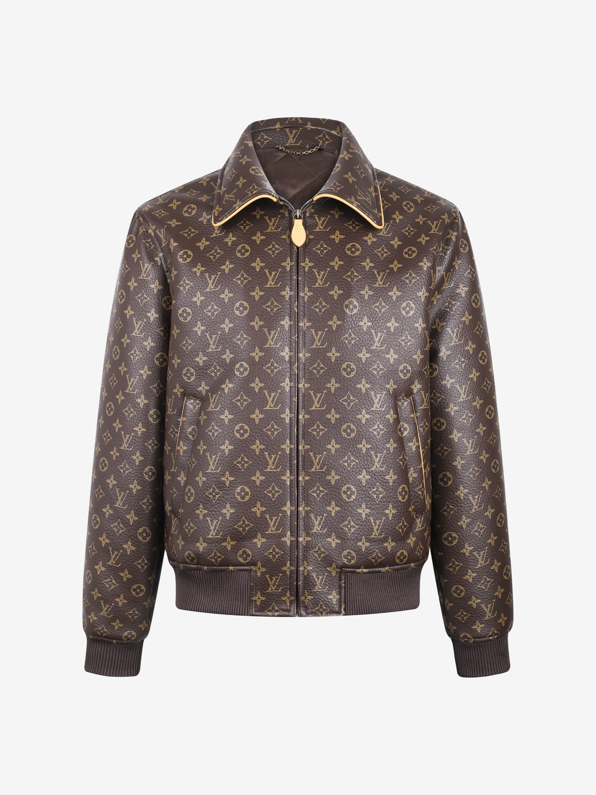 루이비통 모노그램 패디드 레더 블루종 1AKPSK 판매 제품 실사