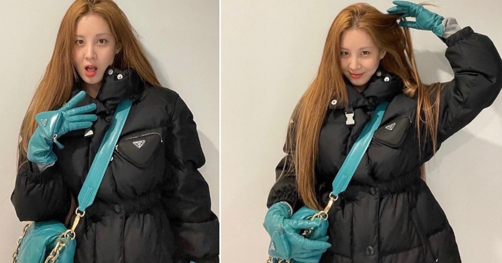 프라다 리나일론 포켓 다운 자켓 블랙 참고자료