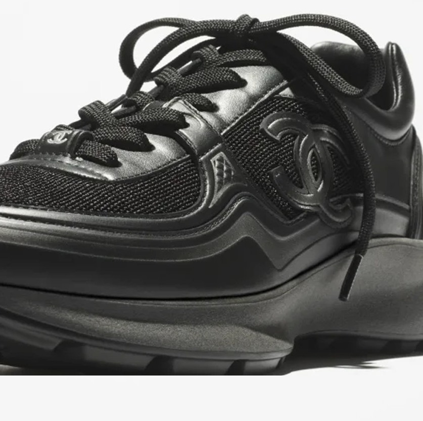 샤넬 크루즈 메쉬 스니커즈 블랙 정품 참고 이미지